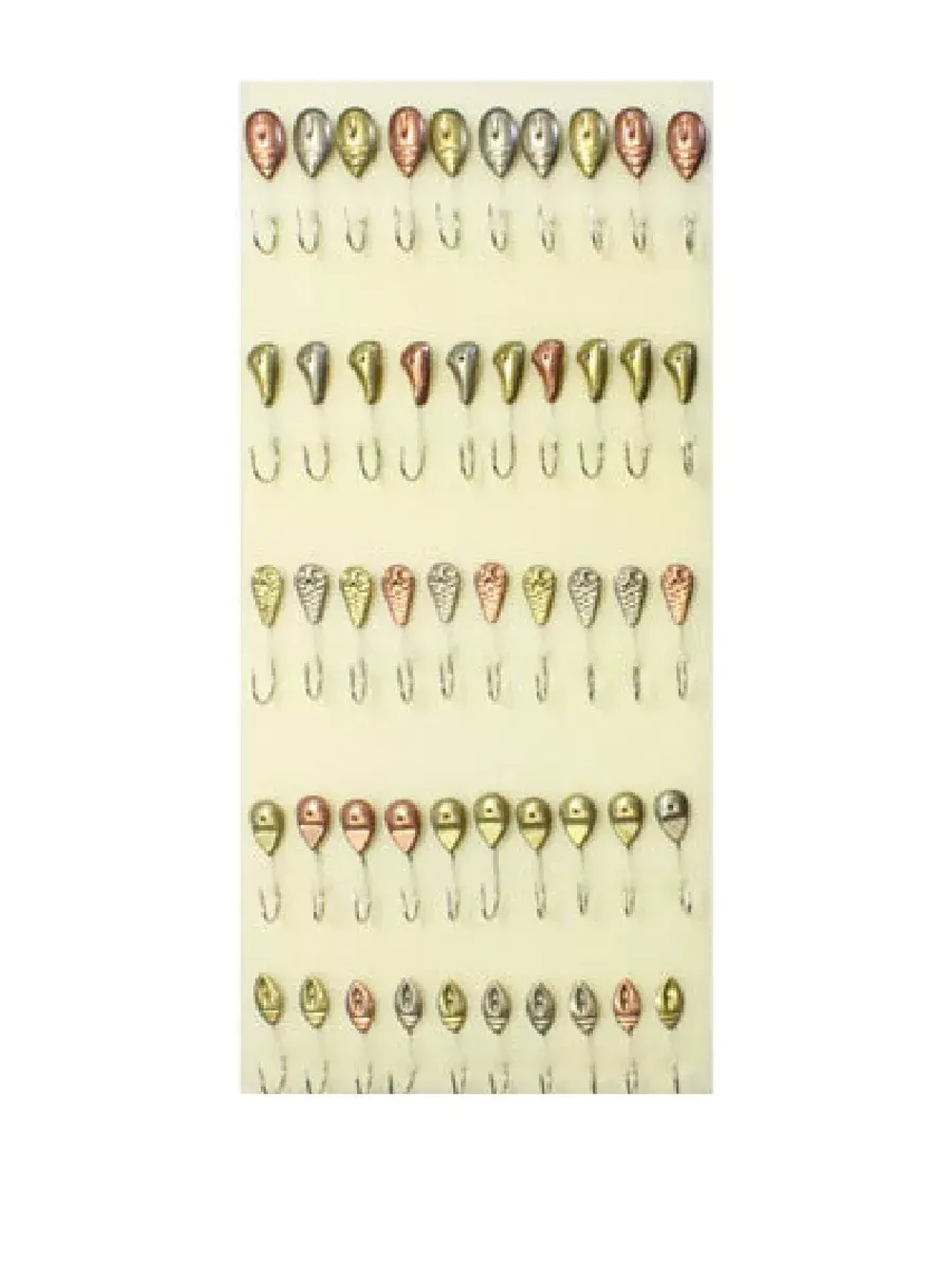 Мормышка металлическая паяная №37-Н, крючок №10