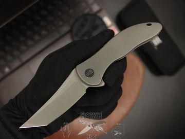 Складной нож WE Knife Mini Synergy 2012A c клинком из стали CPM-20CV, рукоять титан