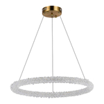 SL6110.213.01 Люстра подвесная ST-Luce Золотистый/Золотистый LED 1*35W 3000 - 6500K