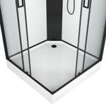 Душевая кабина Grossman Elegans GR251Q (90х90х217) дверь раздвижная,5 мест