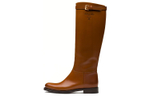 PRADA Knee high Boots Women"s Brown