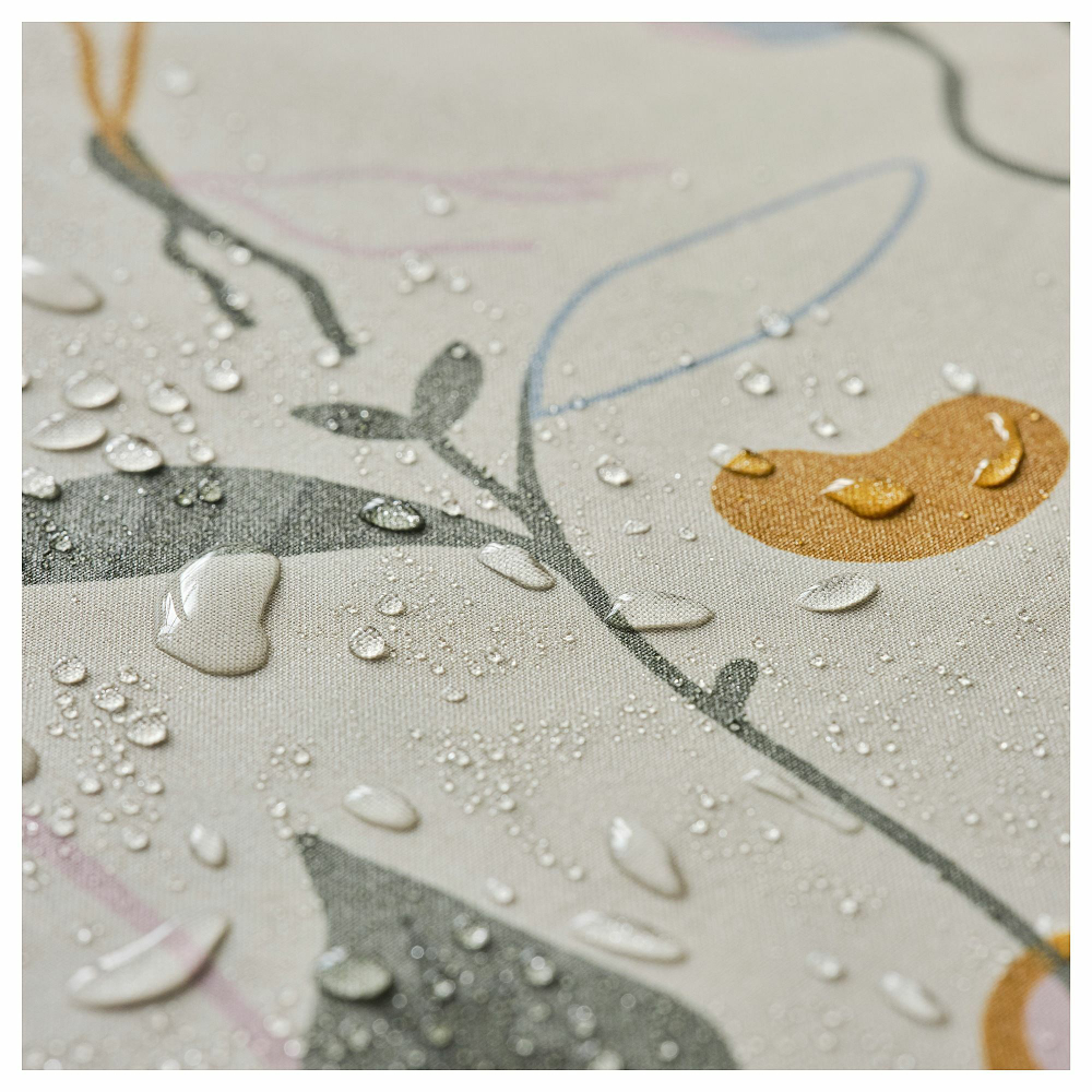 Скатерть IKEA DAKSJUS (ДАКСЬЮС), Белый с рисунком, 145х240 см