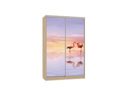 Шкаф-купе "Гранд-7 600 Фламинго" (дуб сонома), ЛДСП 16 мм, Мебельсон, г. Ижевск