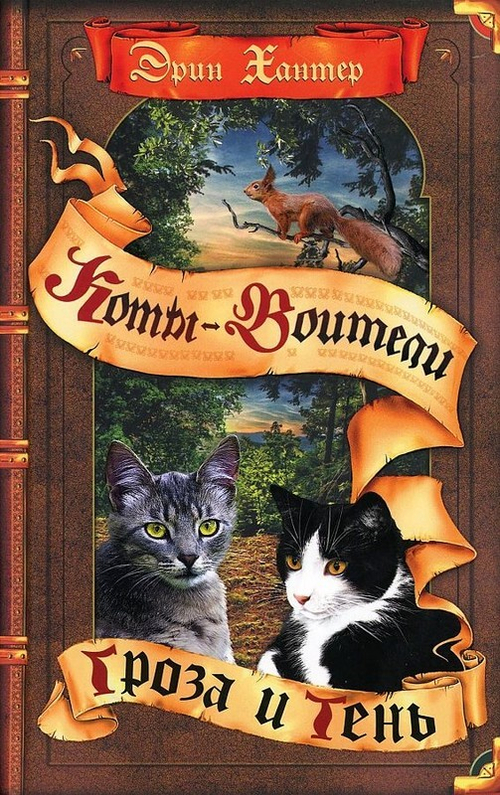 Хантер Э.  Коты-воители. Цикл "Видение теней". Гроза и тень.