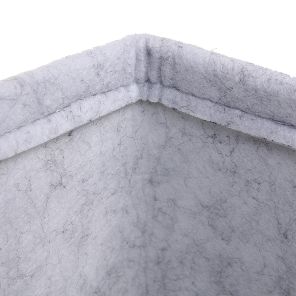 Корзина для хранения войлок 39*27*23 светло-серая