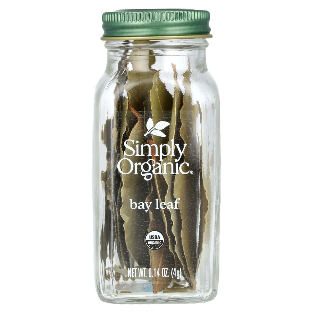 Simply Organic, Лавровый лист, 4 г (0,14 унции)