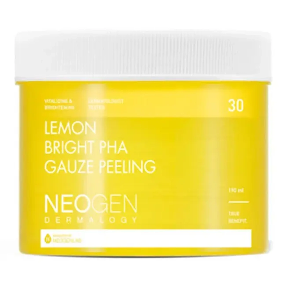 Neogen Dermalogy Lemon Bright PHA Gauze Peeling пилинг-диски с экстрактом лимона