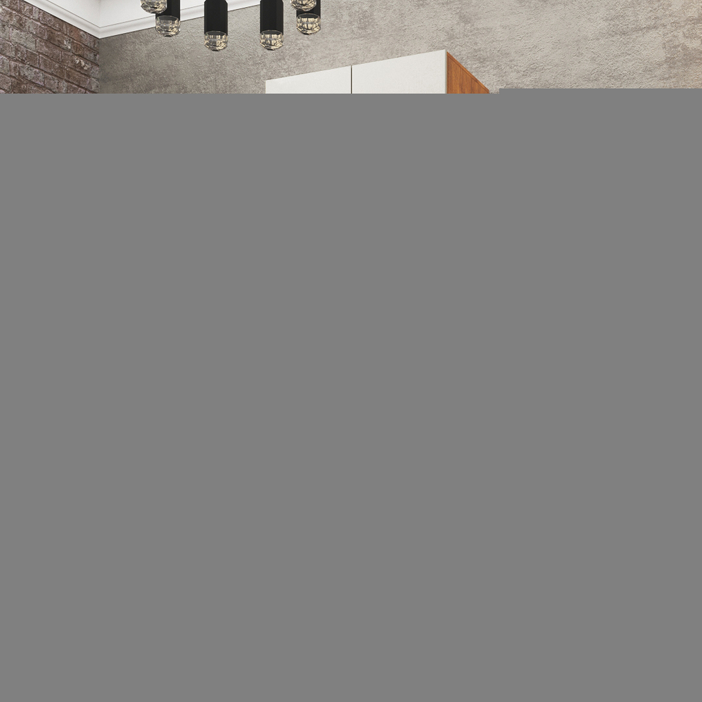 Шкаф Агератум МДФ двухсекционный с антресолью Лайн флай (0,27) А10029 матовая - Орех Экко 9459  80*50*220