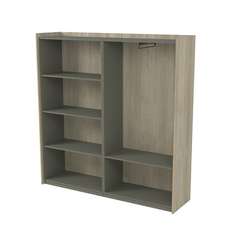 15ШДС.1808 Шкаф высокий комбинированный, двусоставный (1768*460*1828)