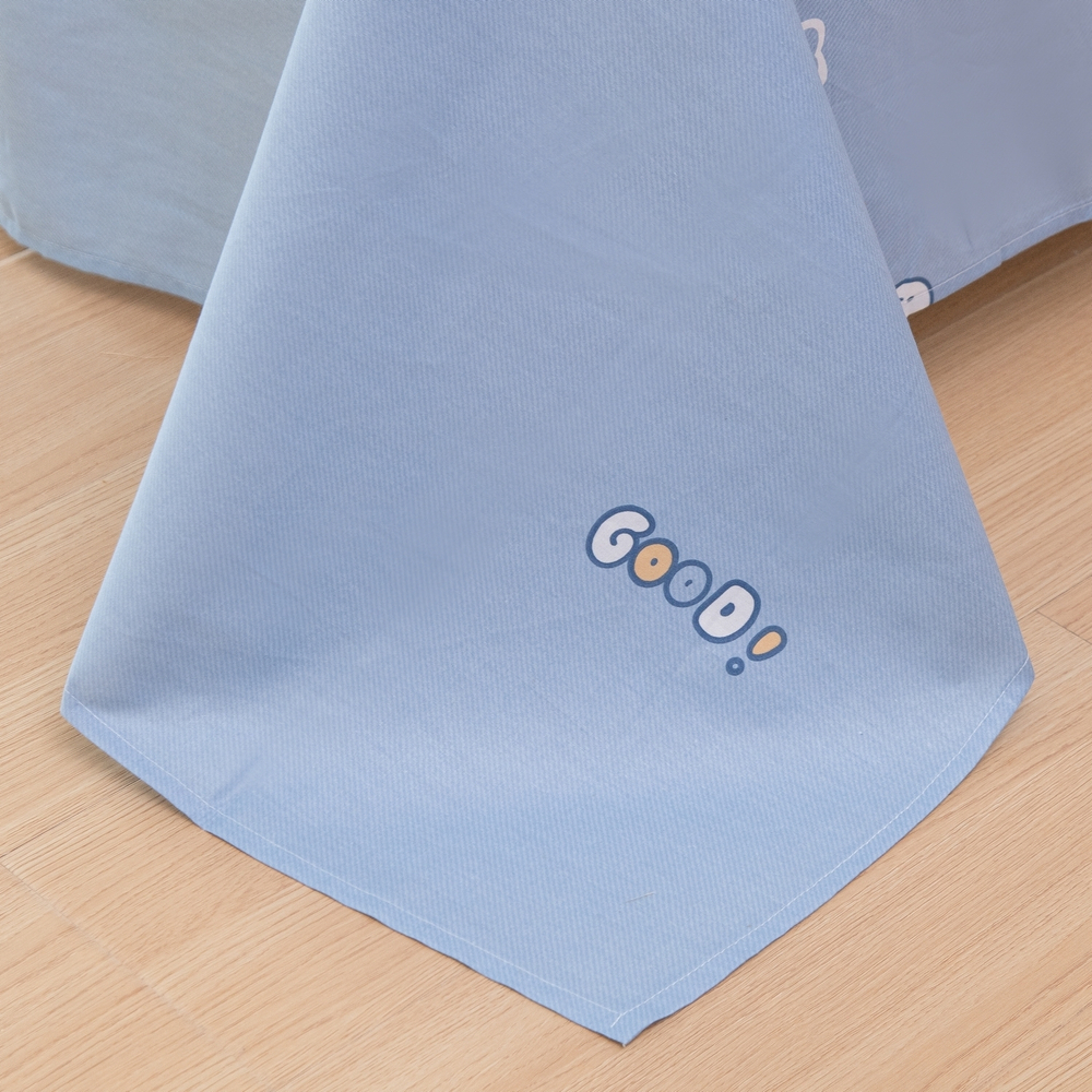 Комплект постельного белья Сатин с Одеялом Young 100% хлопок на резинке OBKR024