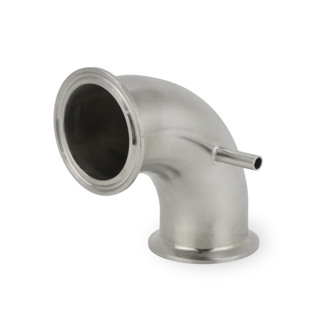 Отвод с трубкой подачи под кламп 2 дюйма