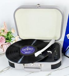 Qrammofon Retro RP-07 boz