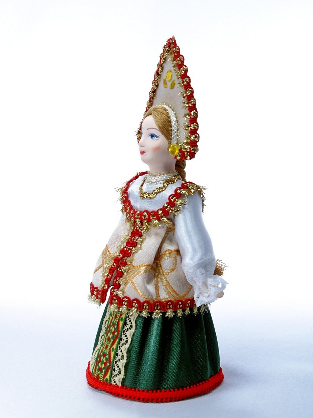 Кукла коллекционная в русском девичьем костюме