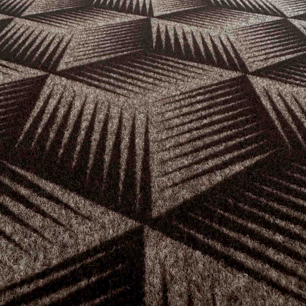 Коврик влаговпитывающий "Фокус" 50*100 см мокко, ворс 5мм