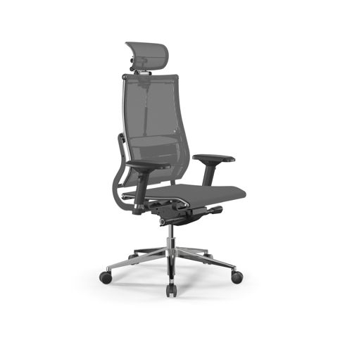 Офисное кресло Metta Move B2-5D - YM93 /Kc00/Nc00/D04P/H13mM-3D(M26.B32.G25.W03), Тёмно-серый