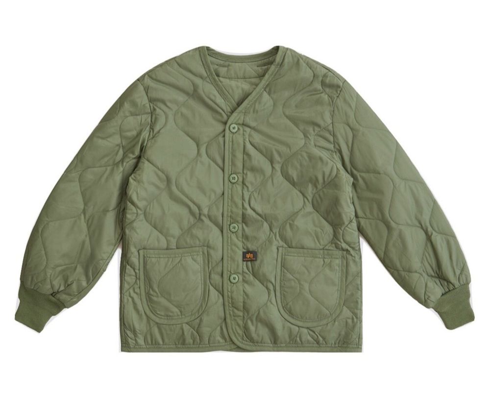 Лайнер-подкладка для куртки Alpha Industries M-65 Olive Drab (Зеленая)