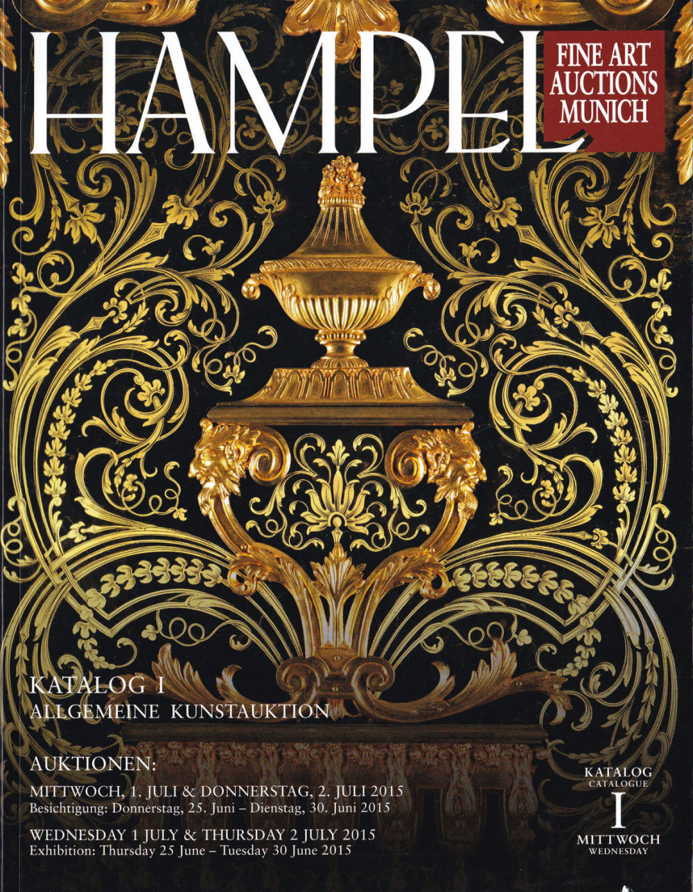 Каталог аукциона Hampel, Мюнхен, Декоративно-прикладное искусство от 25-30 июня 2015 года
