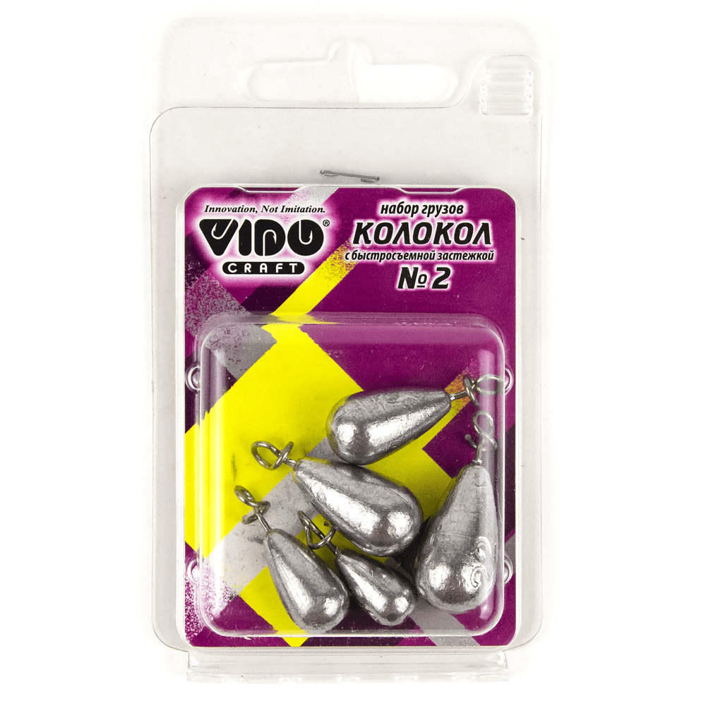 Набор грузов "Колокол" с быстросъемной застежкой №2 (6,10,14,18,22гр)