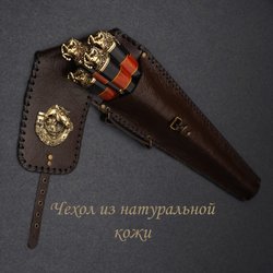 Подарочный набор шампуров "К удаче", рукояти граб-падук