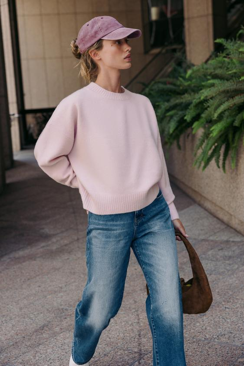 Мягкий трикотажный свитер - ZARA