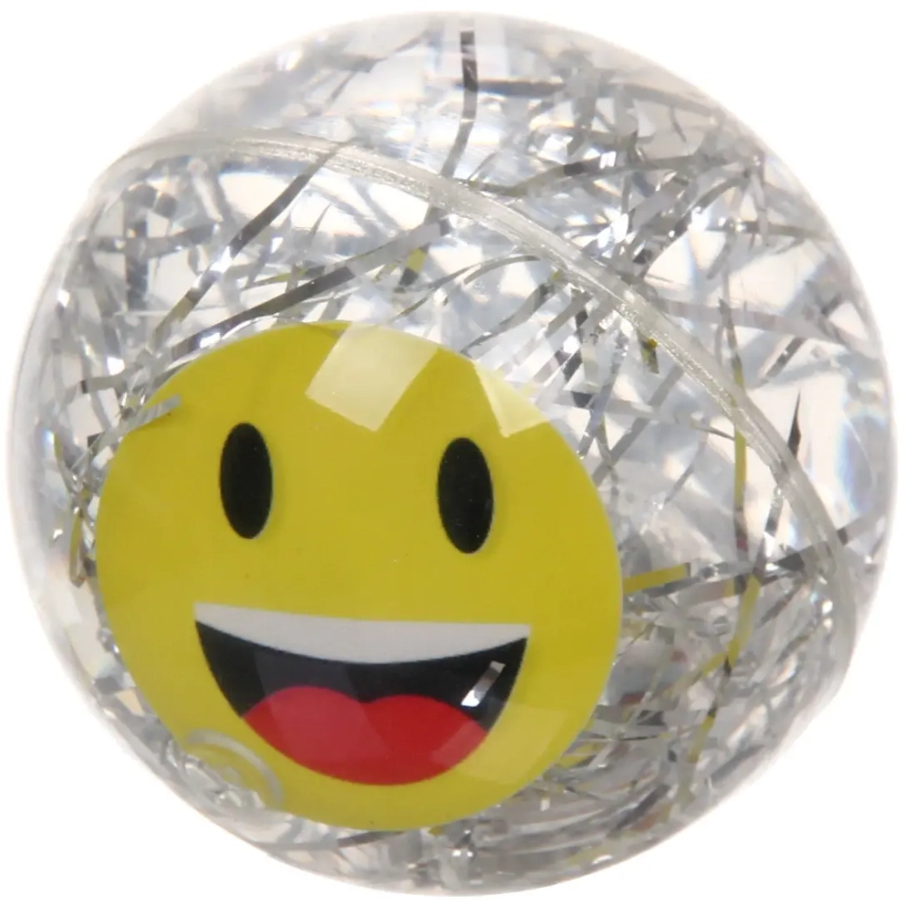 Мяч 5,5 см «Улыбка» (попрыгун с водой и подсветкой) СТИКЕР НА ВЛОЖЕНИЕ