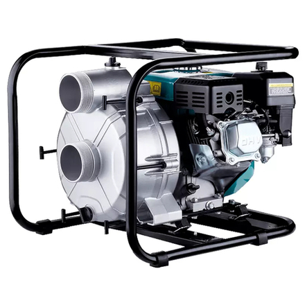 Мотопомпа для грязной воды бензиновая LEO LGP30-W, (6.5л.с, Н-30м, 60м3/ч, d 3", 4-х такт., примеси