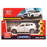 Модель ин. мет. "Haval Jolion" 12см, двери, багаж, белый, коробка JOLION-12-WH (Технопарк)