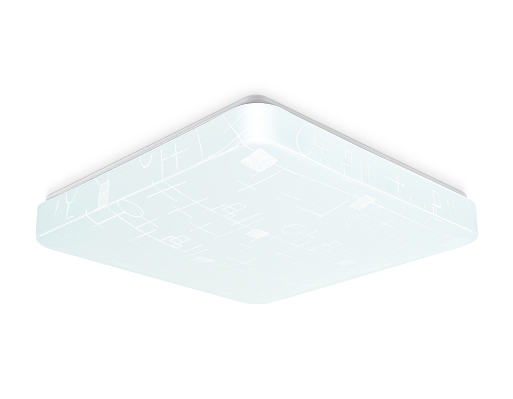 Потолочный светодиодный светильник FZ1155 WH белый 24W 6400K 330*330*80 (Без ПДУ)