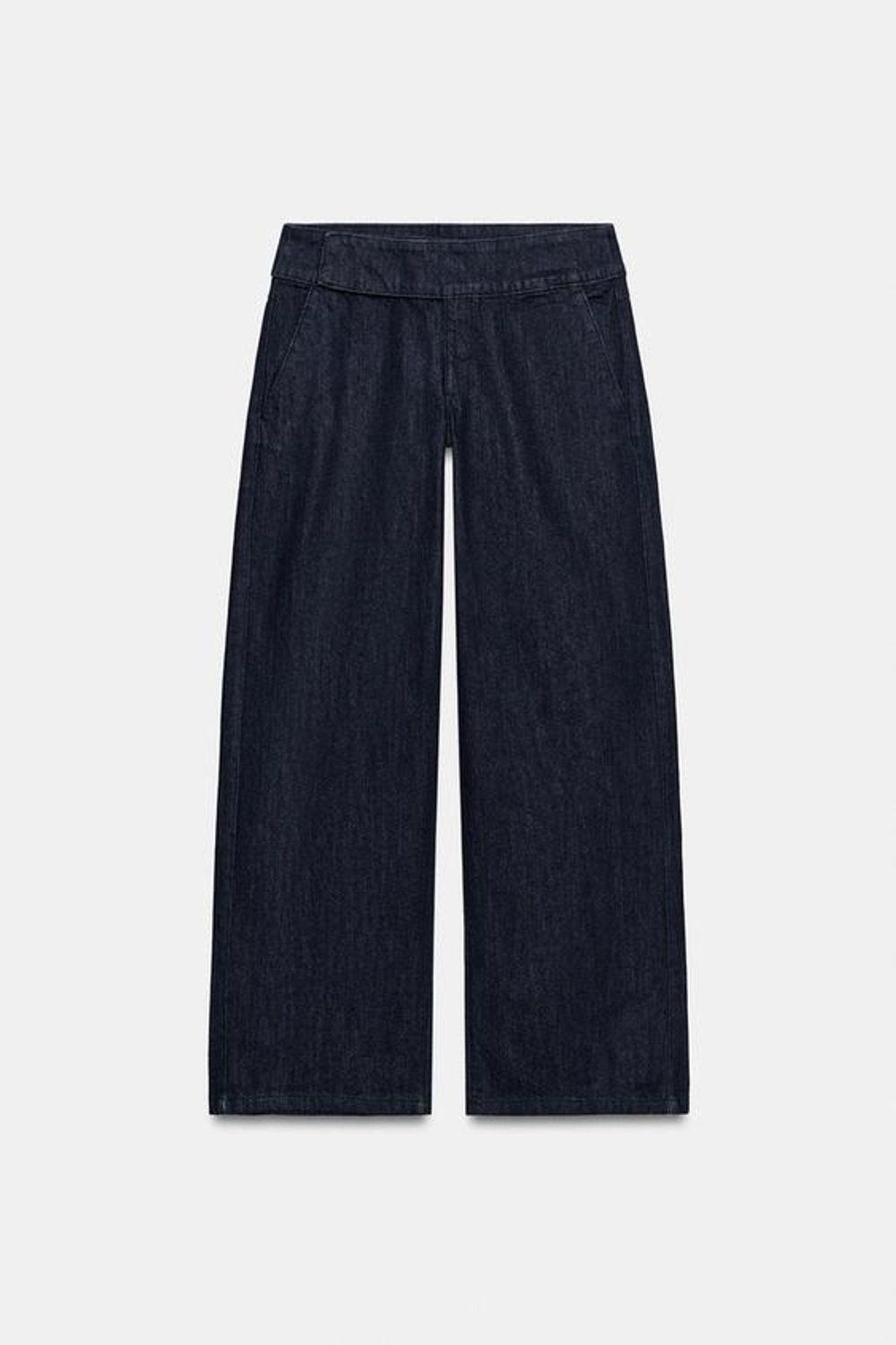 ZARA ДЖИНСЫ Z1975 WIDE-LEG С НИЗКОЙ ПОСАДКОЙ, СИНИЙ