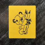 Мишка с карандашами №1