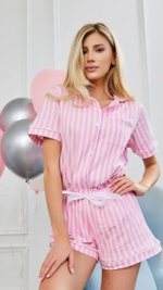 [m]Пижама шорты и рубашка 0092