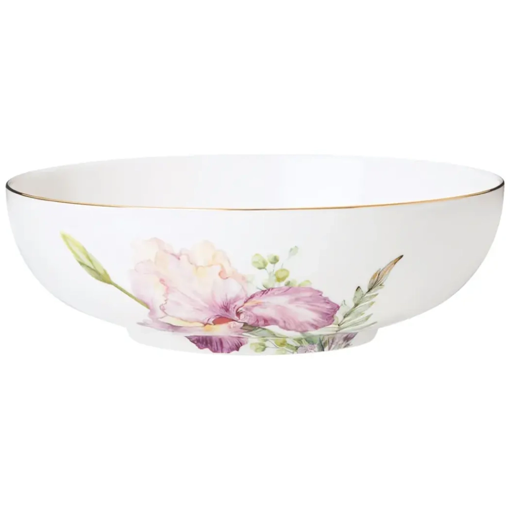 Салатник фарфоровый 850мл 18*5,5см «IRISES»