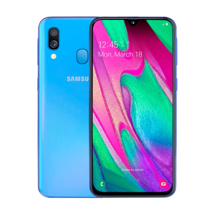 Защитная пленка на заднюю сторону, карбон, черная Samsung Galaxy A40