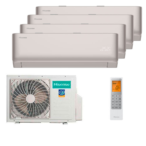 Мультисплит система на 4 комнаты Hisense AMS-09UW4RYCHD00(C) x 4 / AMW5-36U4RQC