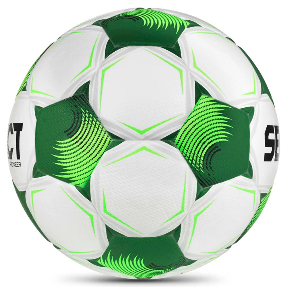 Мяч футб. SELECT Pioneer TB V26, 0864071005, р.4, FIFA Basic, 32п, ПУ, термосшивка, бело-зеленый