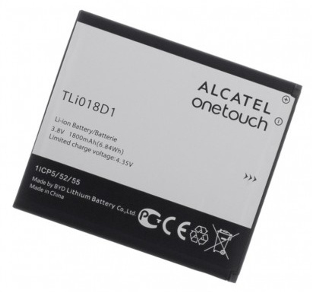Аккумуляторная батарея для Alcatel (TLi018D1) (тех.упаковка)