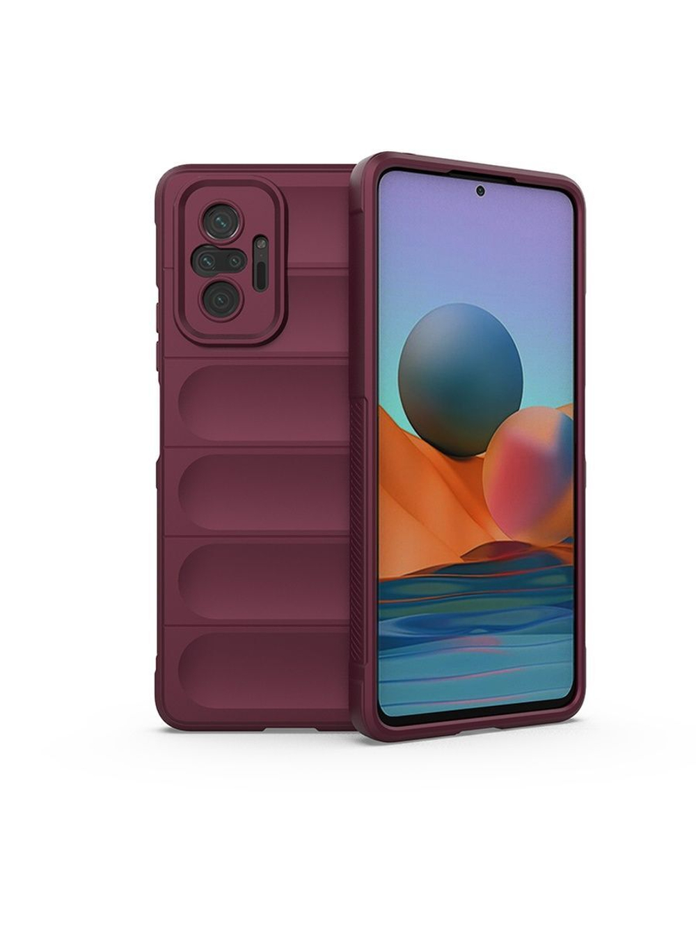 Противоударный чехол Flexible Case для Xiaomi Redmi Note 10 Pro