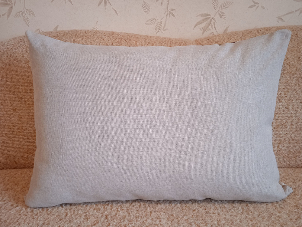 Декоративная гобеленовая наволочка для интерьерной подушки Мальва 68х47