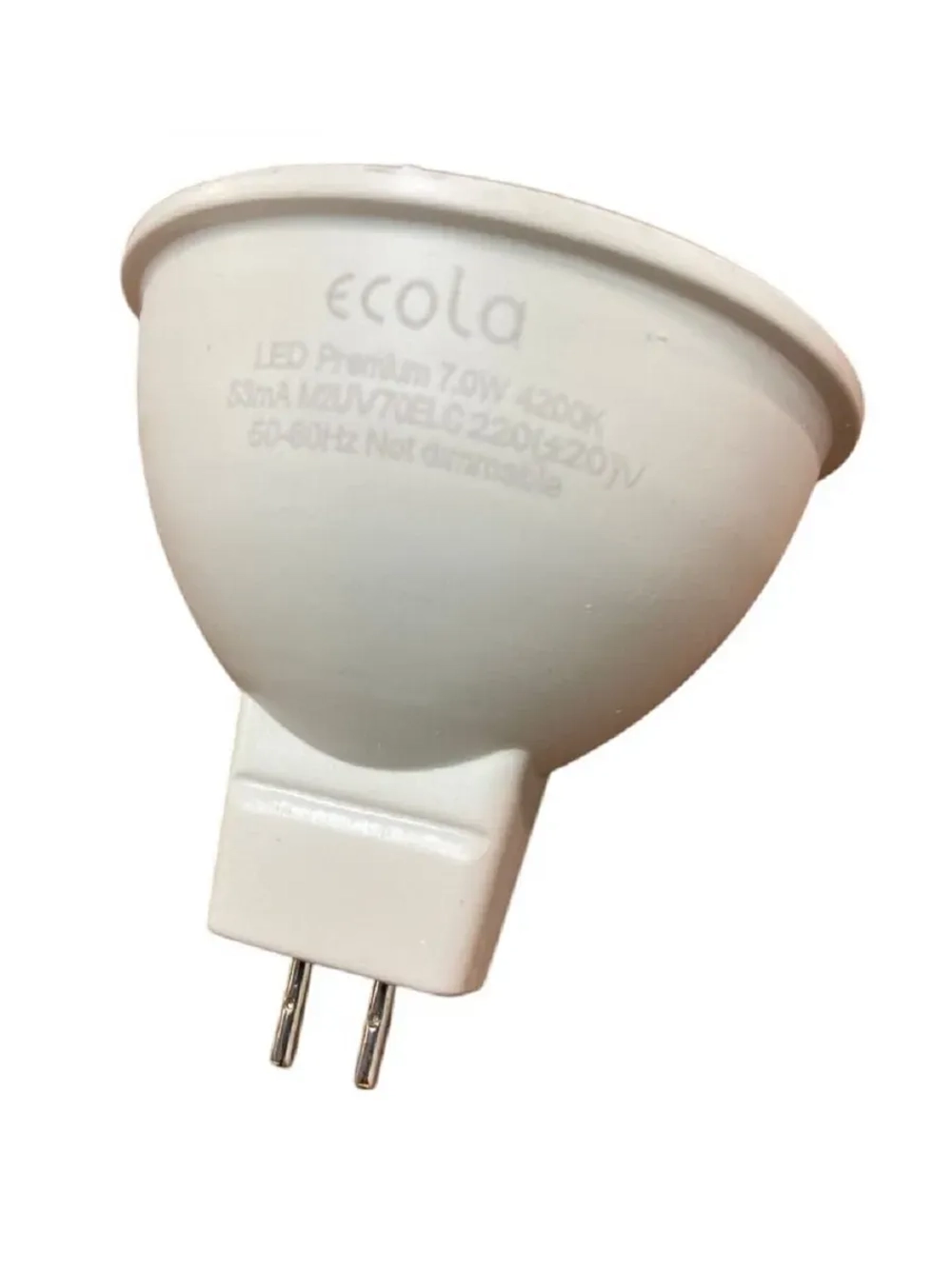 Светодиодная LED лампа MR16 Ecola 7W GU5.3 нейтр 3шт