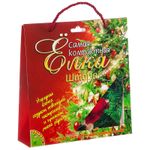 Ель декоративная Bondibon "Самая компактная елка "Штора - Новогодняя елка", 140*230см