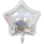Шар фольгированный 45 см «Звезда» голограмма, микс