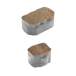 Тротуарная плитка Арена - Листопад гранит Клен, комплект из 2 видов плит