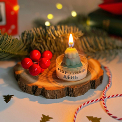 микро свеча "морозный день"