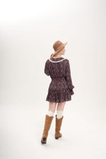 Платье с кружевной отделкой DAN MARALEX