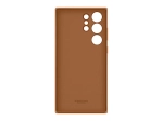 Чехол-накладка Samsung Leather Case для Galaxy S23 Ultra натуральная кожа (Camel) (EF-VS918LAEGWW)