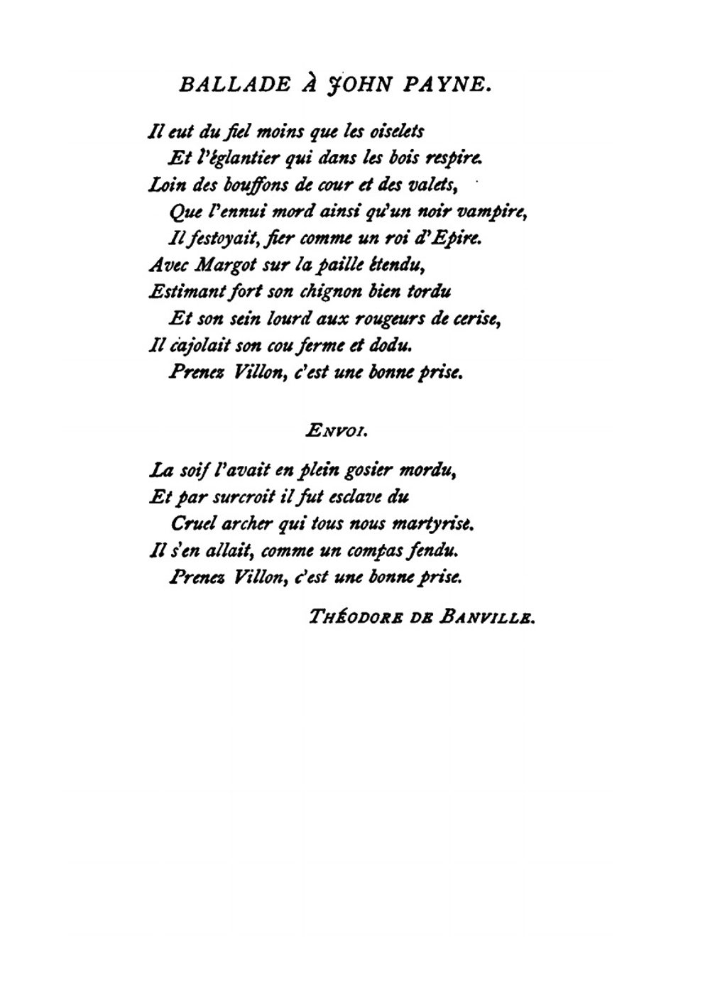 The Poems of Master Francis Villon of Paris. Now first done into English verse in the original forms | John Payne