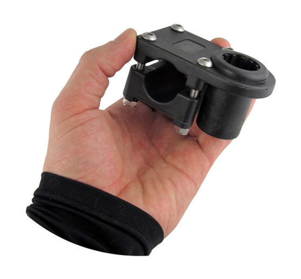 Крепление на леер держателя спиннинга/удочки