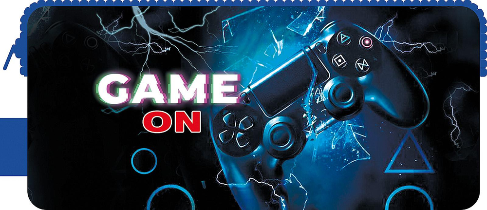 Пенал-косметичка на молнии 200/90/40 "Game on" двухстор.печать, ткань с ручкой (Пчёлка)