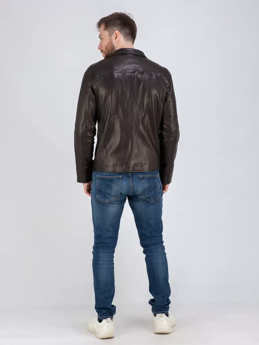 Куртка кожаная демисезонная Турция