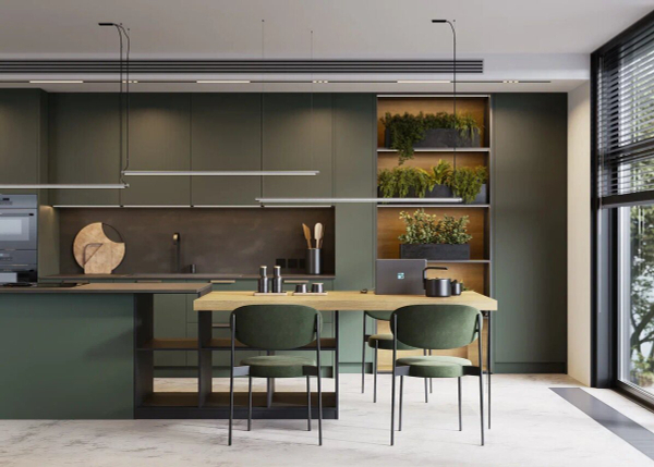 Примеры современных дизайнов кухонь из интернета